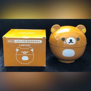 Rilakkuma Lawson Bowl With Lid New In Box San-X